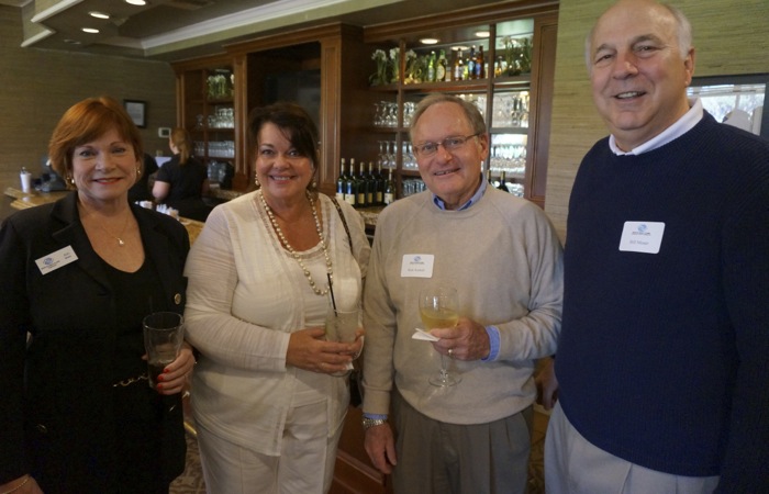 Ann Moser, Pam Cox, Ken Axetell & Bill Moser at Bobby Cox luncheon photo by Kathy Miller