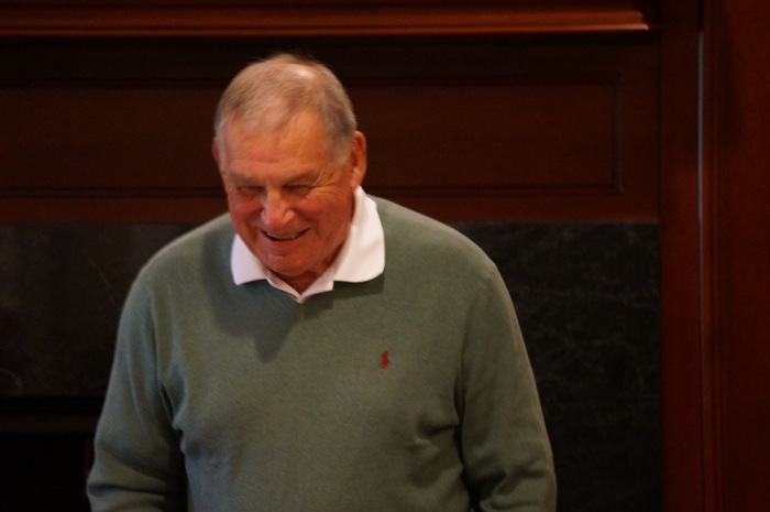 Bobby Cox regales us with Braves stories photo by Kathy Miller