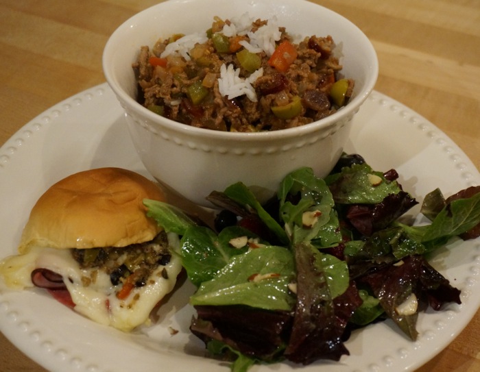 Picadillo & Muffuletta Sliders ala New Orleans photo by Kathy Miller