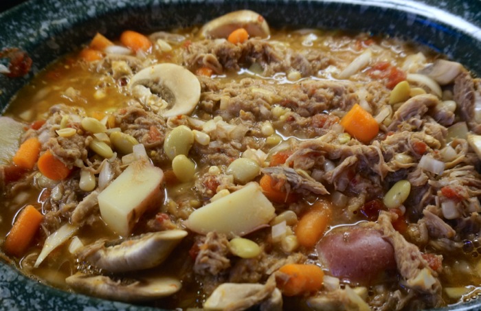 Kentucky Burgoo with lots of meats and vegetables photo by Kathy Miller