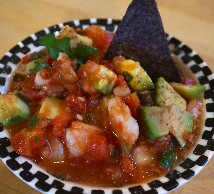 Shrimp & Avocado Salsa photo by Kathy Miller