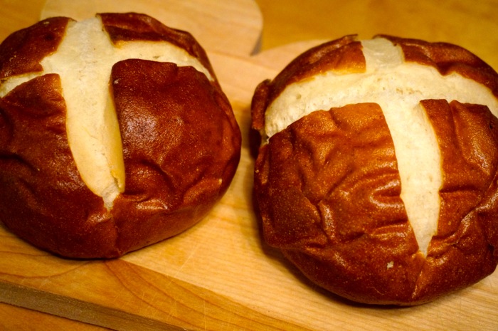 Pretzel Rolls photo by Kathy Miller