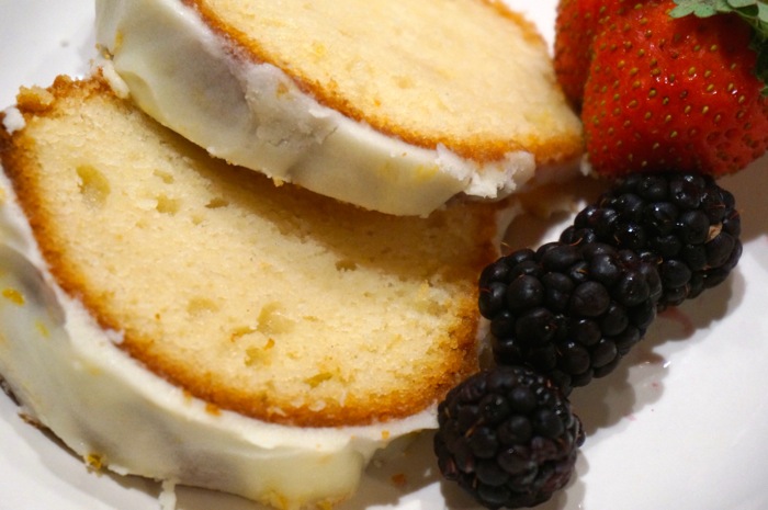 Yogurt Cake with Orange Glaze for UCONN game NCAA tournament photo by Kathy Miller