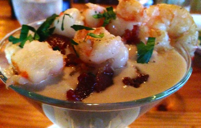 Shrimp and Grits with Bacon photo by Kathy Miller