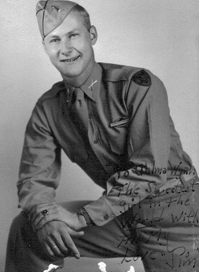 James E. Lovett in uniform phtot by Kathy Miller