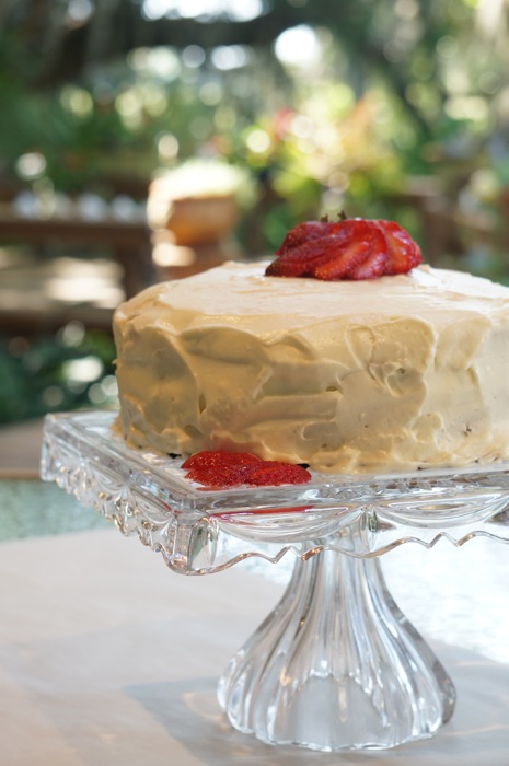 Mother's Day Strawberry Cake photo by Kathy Miller 