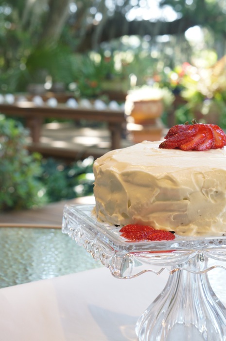 Frances Stone's Strawberry Preserves Cake photo by Kathy Miller