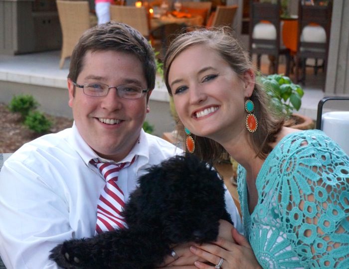 Mike and Gloria with Sheldon photo by Kathy Miller