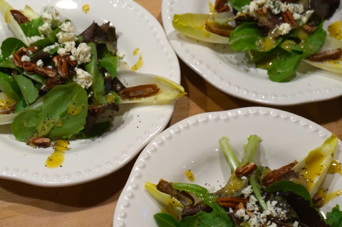 Baby Romaine and Endive Salad photo by Kathy Miller