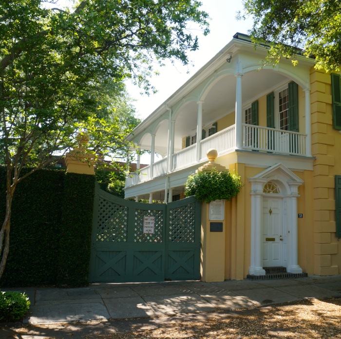 The Thomas Rose House on Church Street in Charleston, SC photo by Kathy Miller