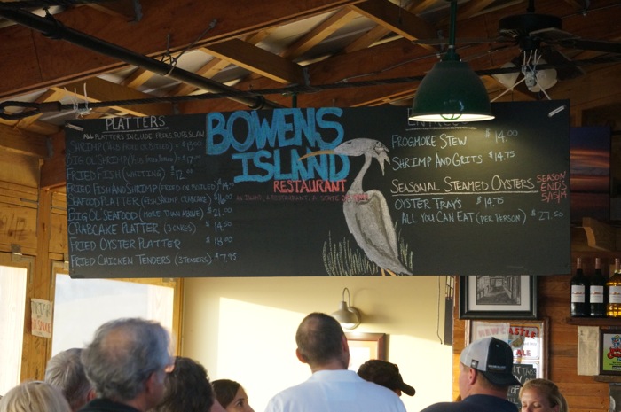 Bowen's Island Restaurant a seafood dive casual and fun photo by Kathy Miller
