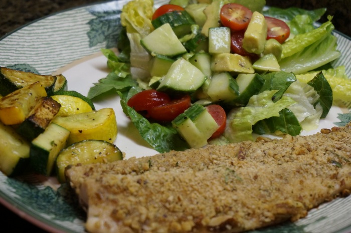 Trout Dinner for Father's Day photo by Kathy Miller