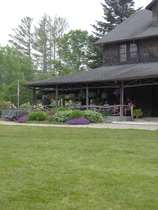 The Front Porch at High Hampton Inn photo by Kathy Miller