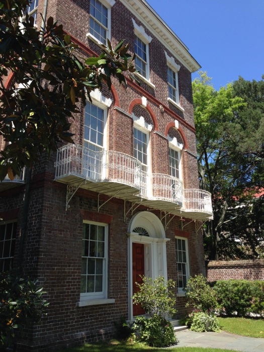 Nathaniel Russell House Charleston, SC iron work photo by Kathy Miller