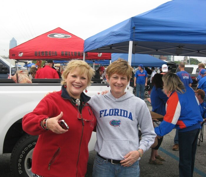 Trish and Clara at Florida Georgia game