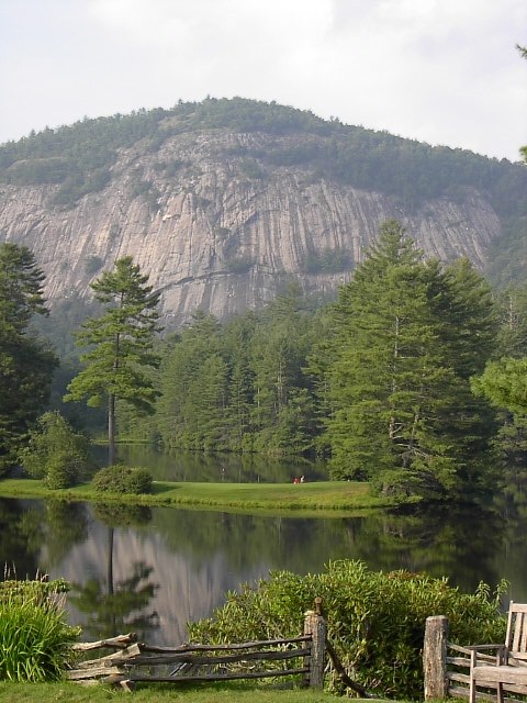 Rock Mountain at High Hampton Inn Cashiers NC photo by Kathy Miller