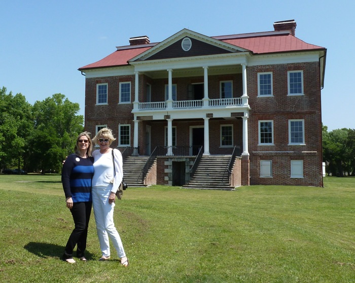 Drayton Hall with Laura photo by Laura Huffman
