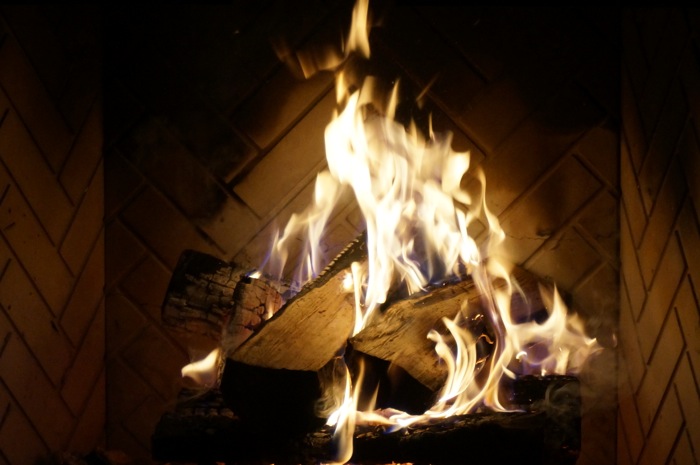 Fire on the Screened Porch photo by Kathy Miller