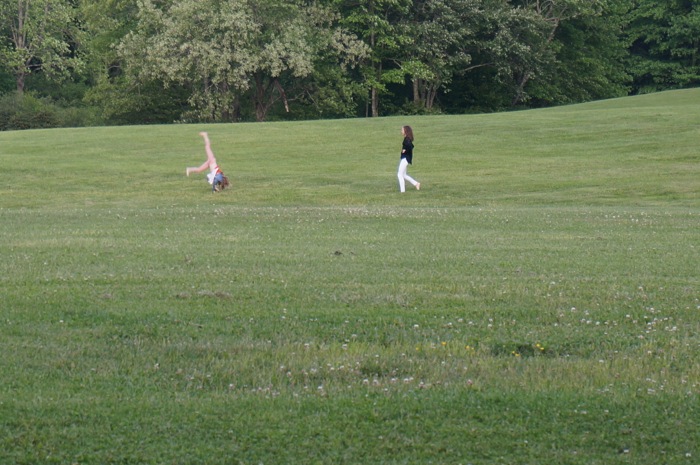 Cartwheels are fun photo by Kathy Miller