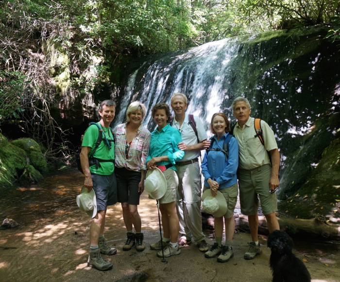 Frolictown Falls in Panthertown Valley photo by Kathy Miller