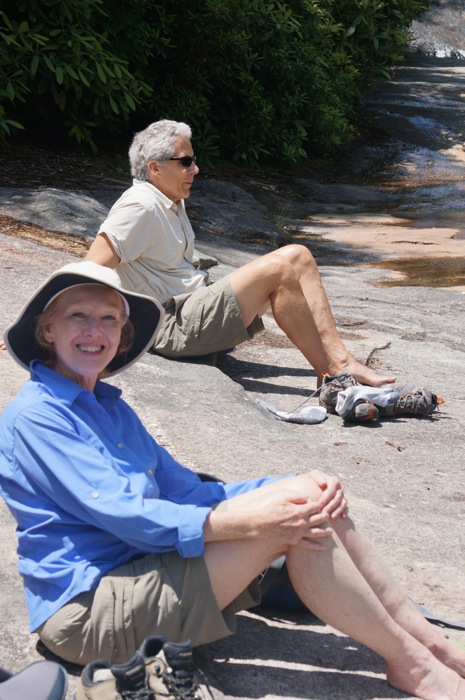 Susan & Dan at Granny Burrell Falls photo by Kathy Miller