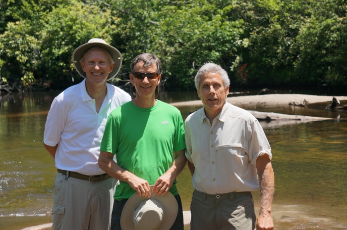 The guys at Granny Burrell Falls photo by Kathy Miller