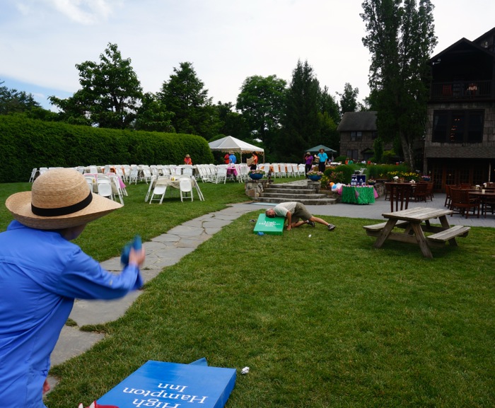 A little corn hole anyone? photo by Kathy Miller