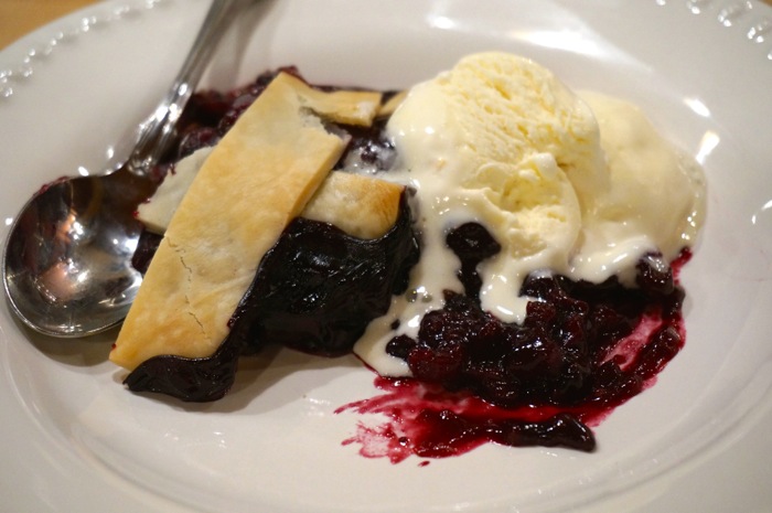 Blueberry with Pecan Cobbler photo by Kathy Miller
