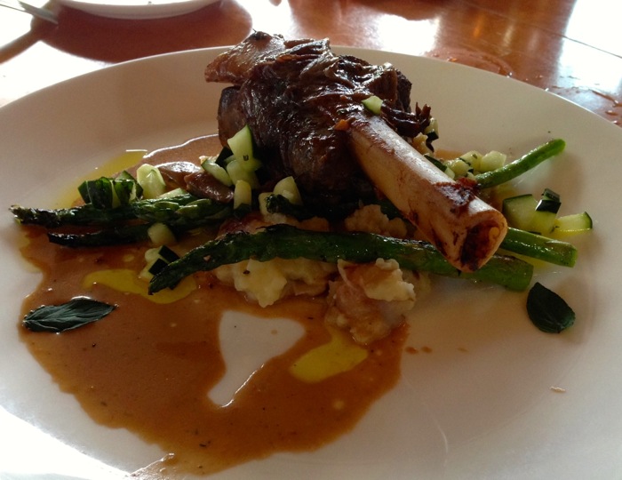 Braised Lamb Shank With Mushroom Gravy photo by Kathy Miller