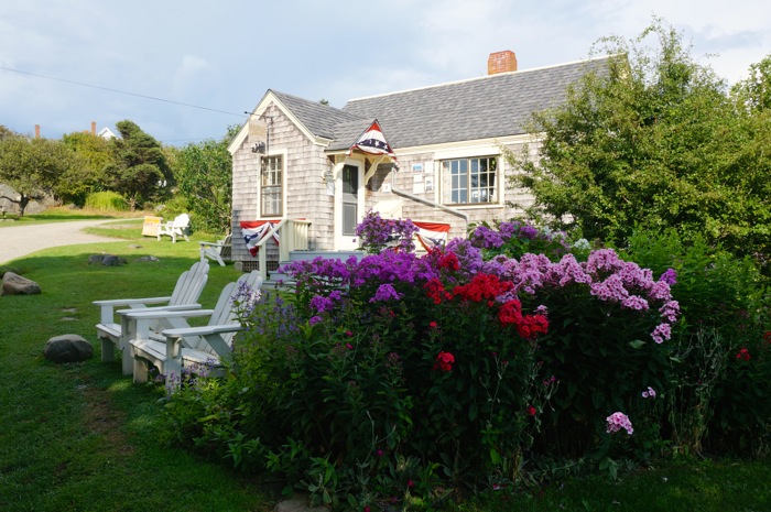 The Monhegan Library photo by Kathy Miller