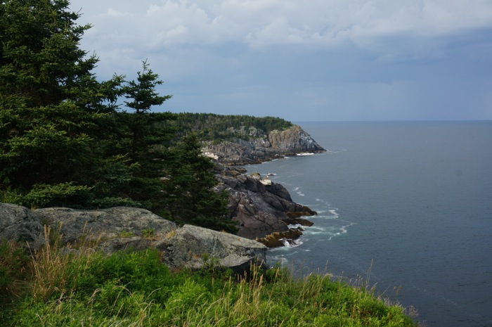 Black Head viewed from White Head on Monhegan Island photo by Kathy Miller