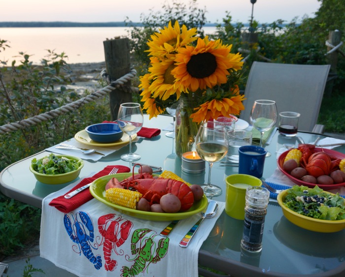 Sunset Lobster Boil in Maine photo by Kathy Miller