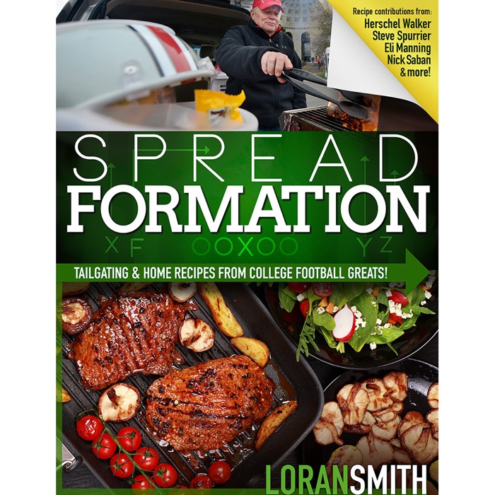 Cover of Loran Smith's Spread Formation Tailgating Recipes cover by Loran Smith and Whitman Publishing