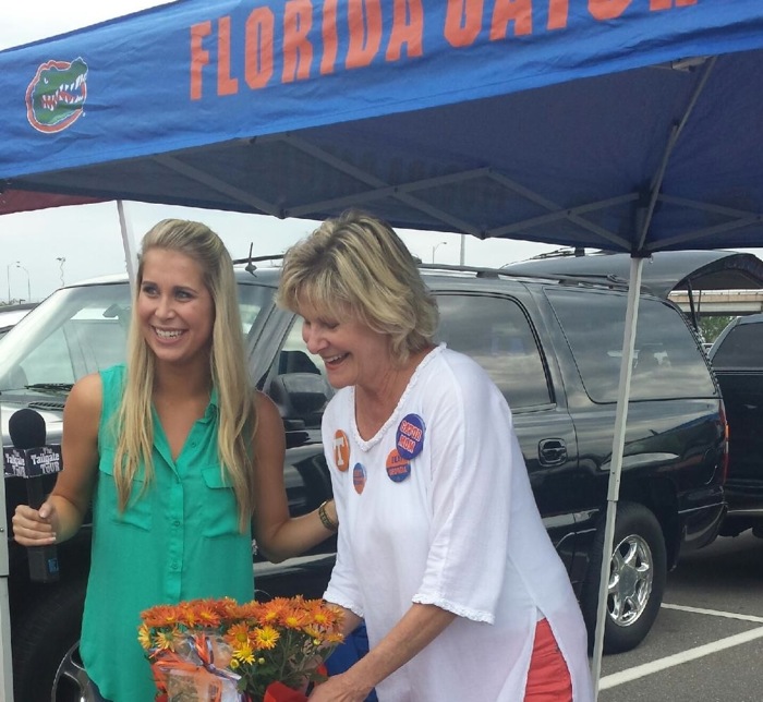 Kathy Miller interview by Kelly Hawkins for The Tailgate Tour photo by Kathy Miller