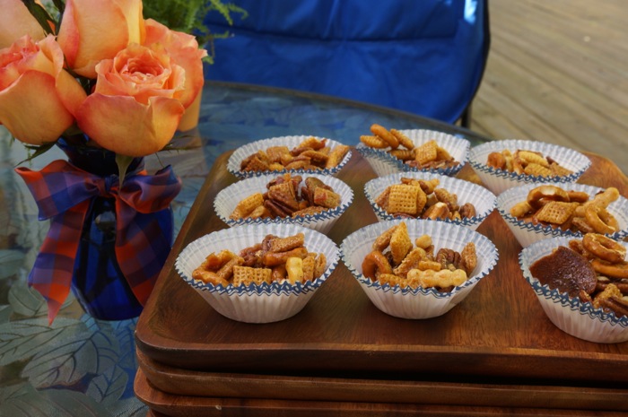 Bourbon and Pecan Party Mix photo by Kathy Miller