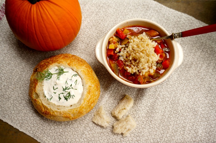 Sour Dough Bread Dip from Jay and Rita Wilkinson, son of Bud Wilkinson photo by Kathy Miller