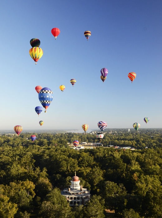 Great Mississippi Balloon Race courtesy of Pinterst