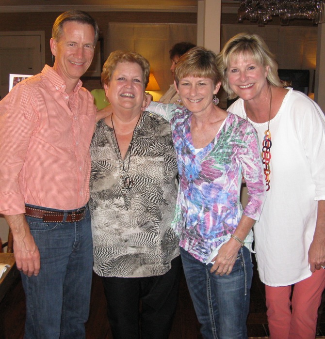 Dave, Carol, Clara and Kathy in Natchez Mississippi photo by Kathy Miller