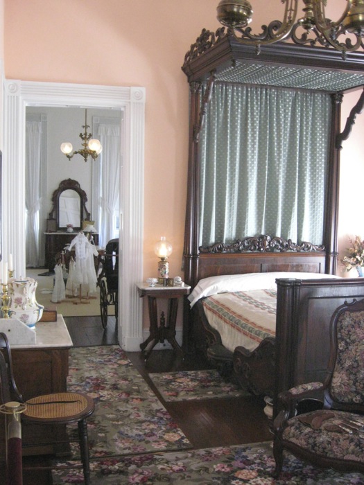 Rosalie Mansion bedroom looking into nursery photo by Kathy Miller