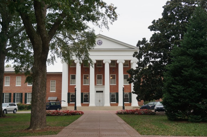 The Lyceum on Ole Miss campus, Oxford MS photo by Kathy Miller