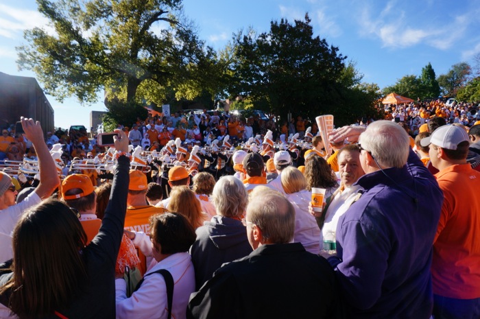 The Pride of the Southland Marching Band photo by Kathy Miller