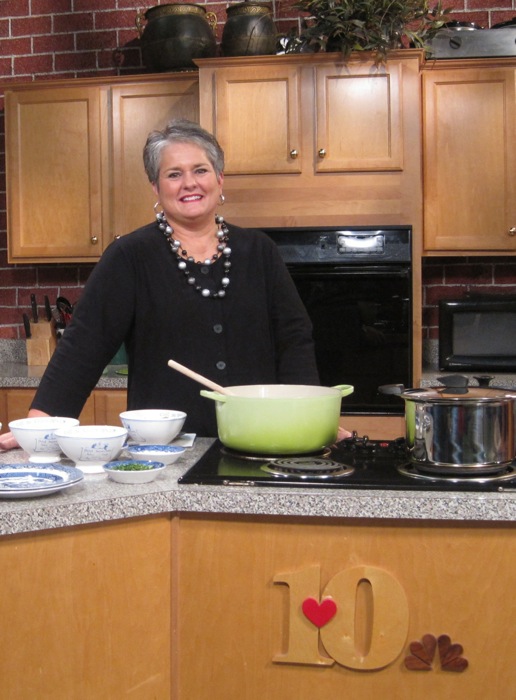 Live at Five at Four WBIR cooking with Joy McCabe photo by Joy McCabe