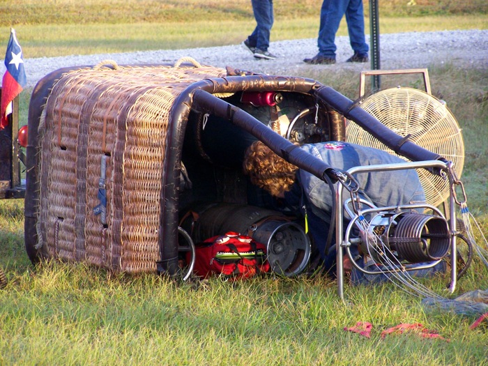 Great Mississippi Balloon Race basket photo by James Johnston