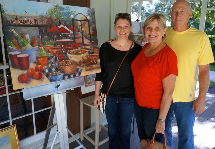 Tailgating Under The Arch giclee print sold to Andrea Nesbit photo by Kathy Miller