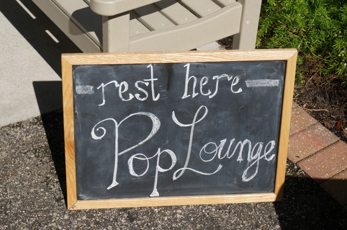 rest here- Pop Lounge at The Plantation Shops photo by Kathy Miller