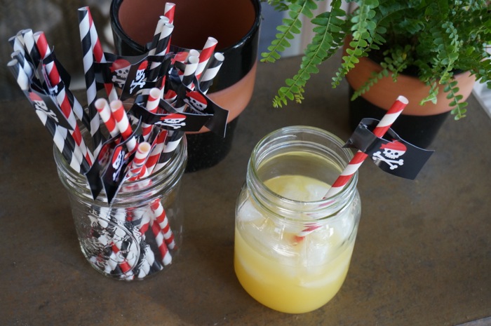 Pirate's Punch with Georgia Black and Red straws photo by Kathy Miller