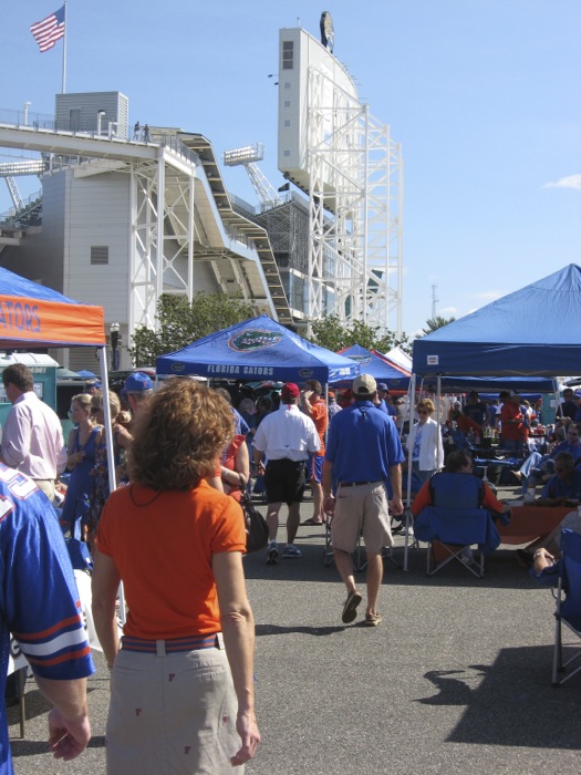 Florida side at Florida Georgia game photo by Kathy Miller