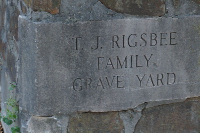Rigsbee Family Grave Yard photo by Kathy Miller