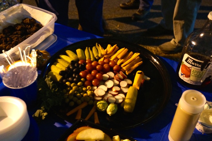 Thanksgiving Turkey Crudites platter photo by Kathy Miller