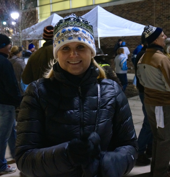 Met lots of nice people at Duke/UNC game photo by Kathy Miller